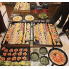 Jantar japonês top com serviço