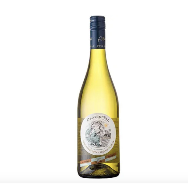 Vinho Branco Claude Val - kit com 6 garrafas