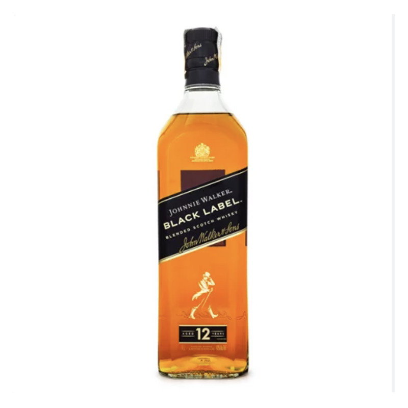 Whisky Black Label - kit com 6 garrafas