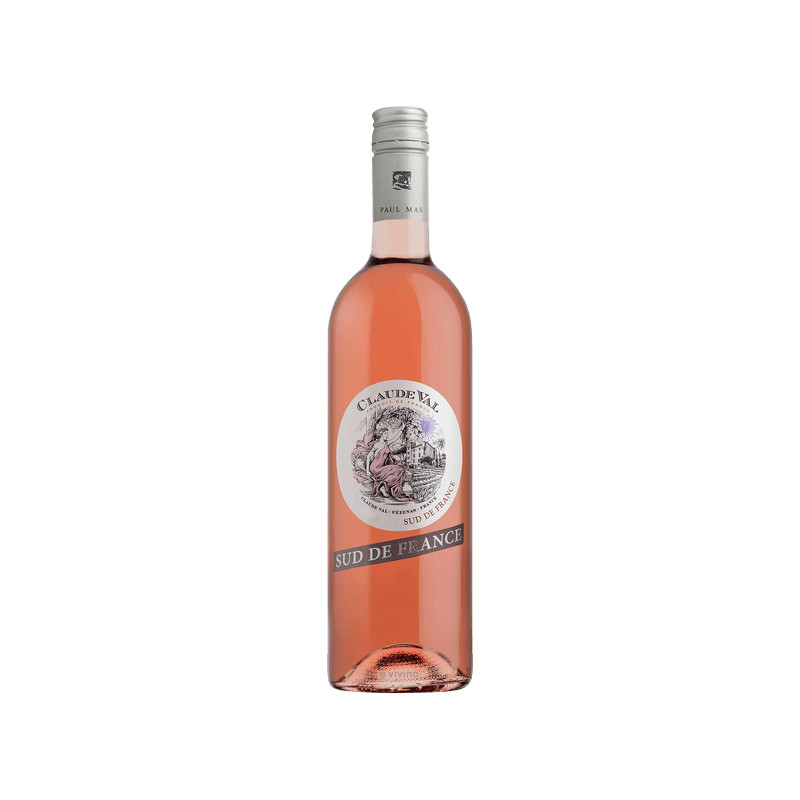 Vinho Rosé Claude Val - kit com 6 garrafas